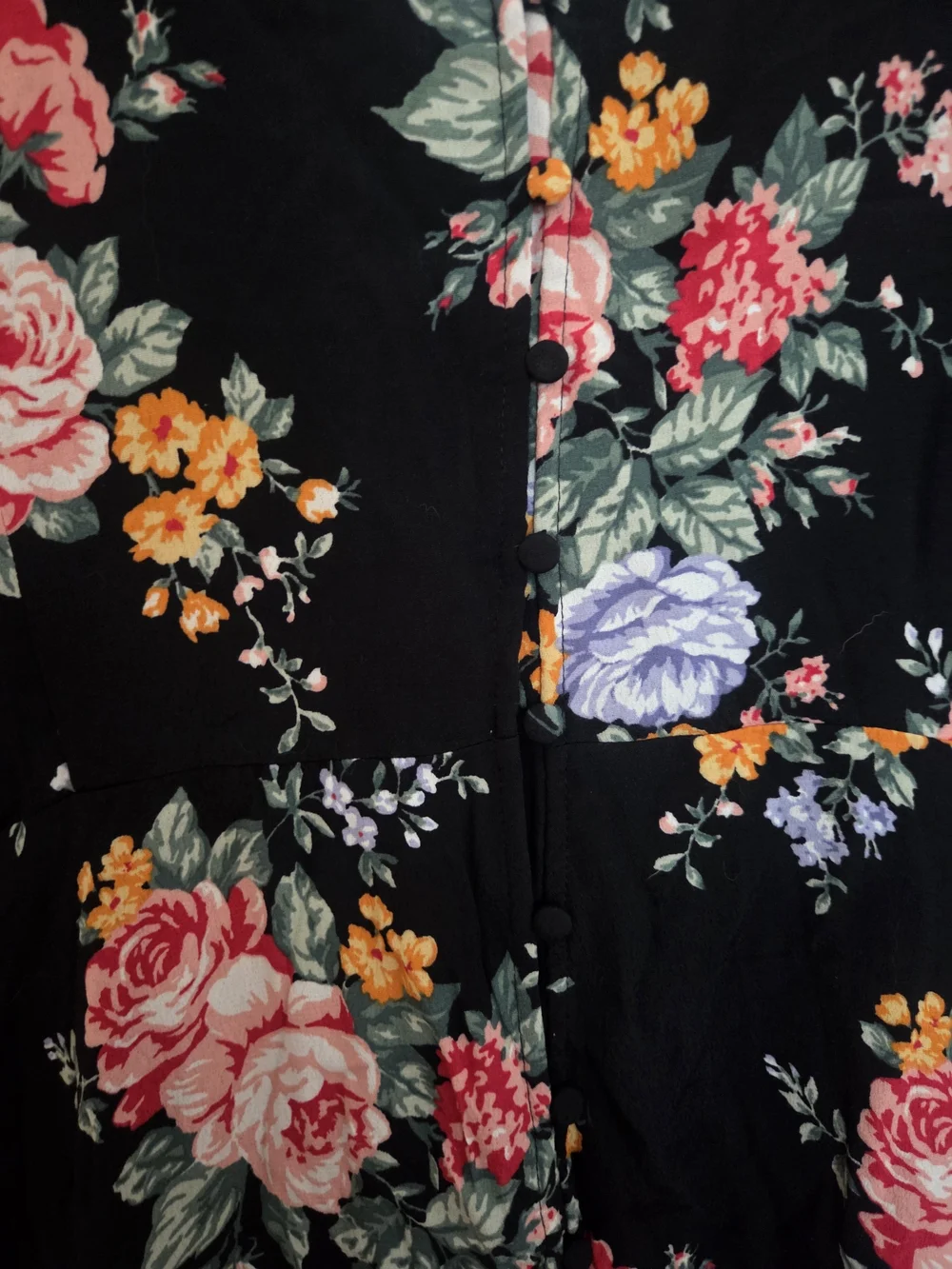 Button Front Midi Dress - Picture 8 of 14